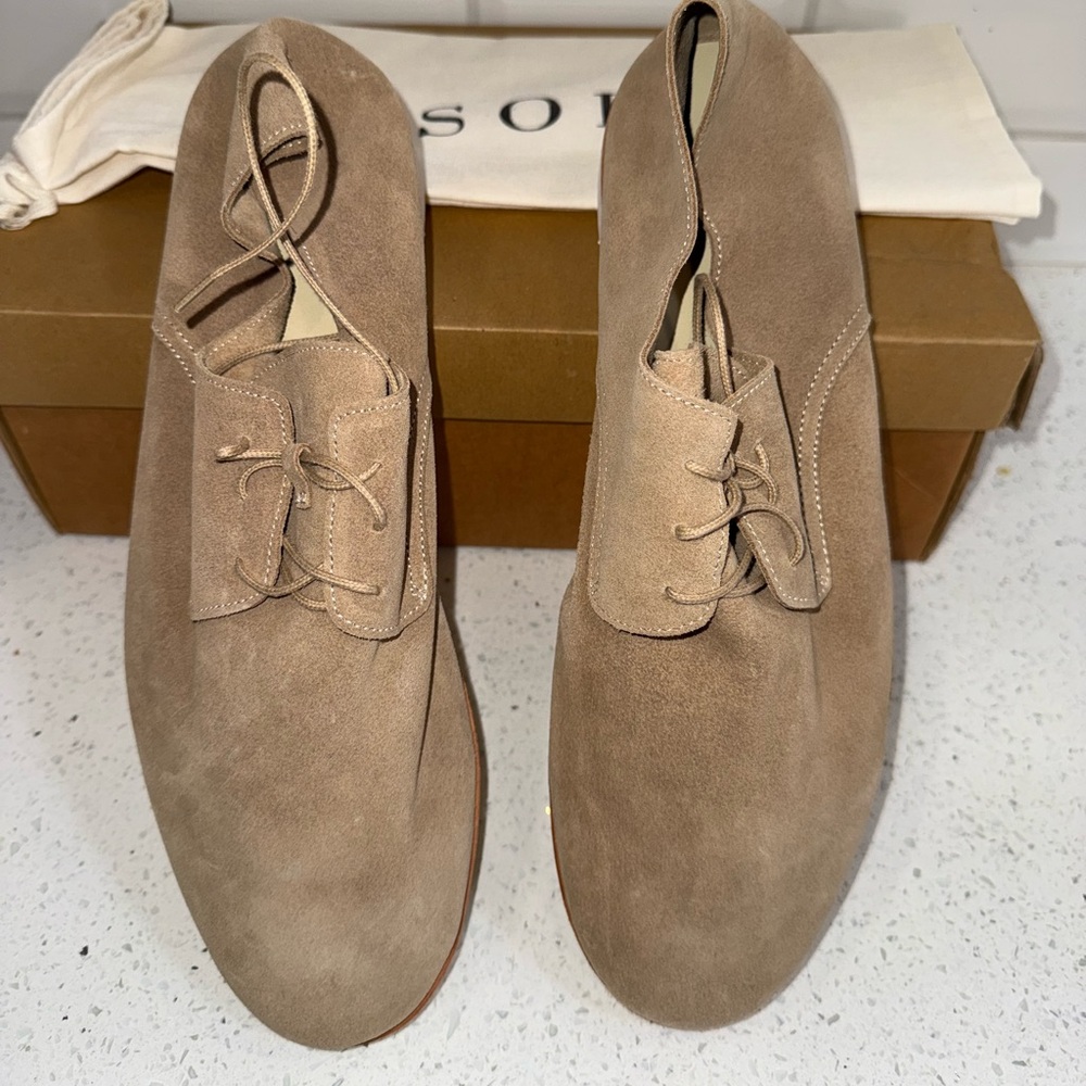 Nisolo Tan Suede Men's Shoes